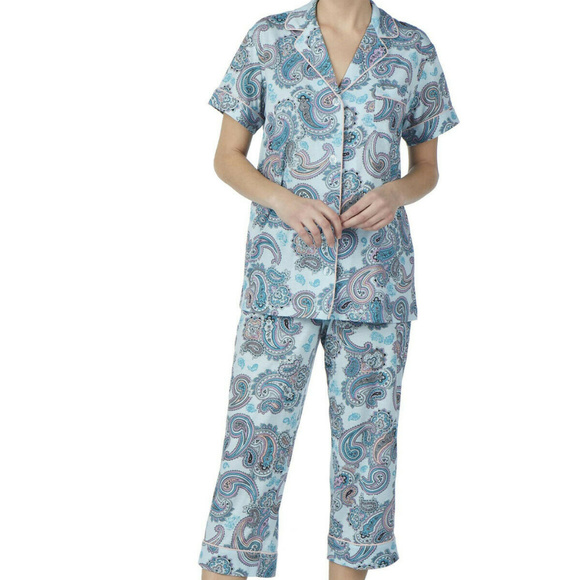 SECRET Treasures WOMAN Plus 2X 3X LONG Sleeved PANTS Pajamas PJ Paisley PLAID